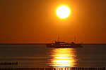 Abendfahrt mit Sonnenuntergang