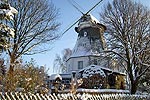 Windmühle im Winter
